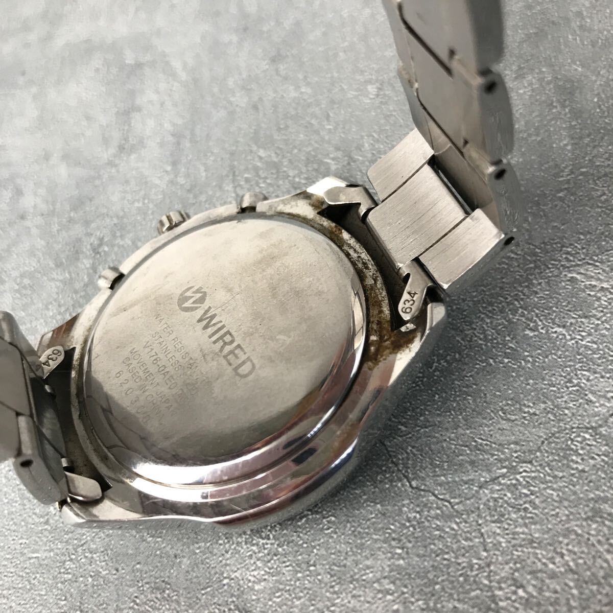 ▲ SEIKO セイコー ソーラー ワイアードWIRED V176-0AE0 腕時計 _画像3