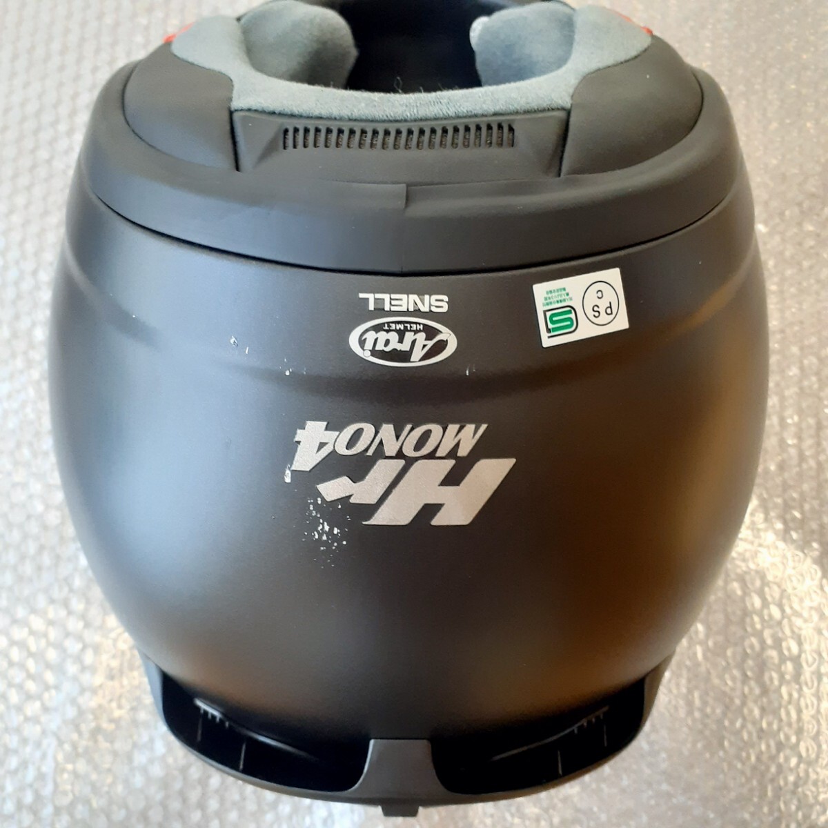 Arai HR-mono4 フラットブラック L(59-60CM)　アライ　東単 オリジナル_画像6