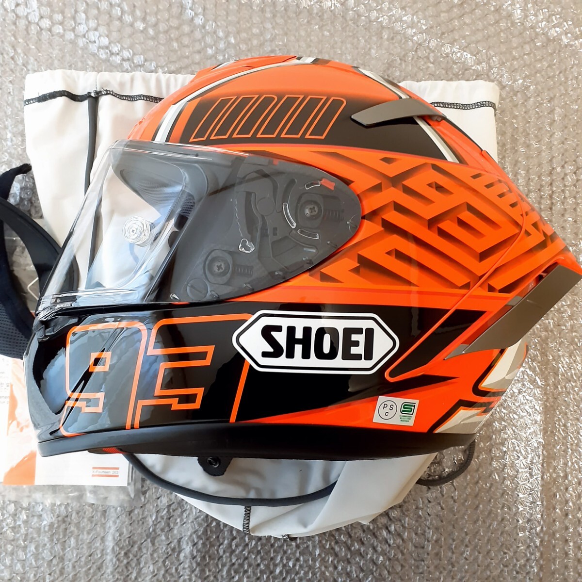 SHOEI X-Fourteen マルケス Mサイズ(57CM)　ショウエイ　エックス - フォーティーン マルケス4　MARQUEZ4　X-14_画像1