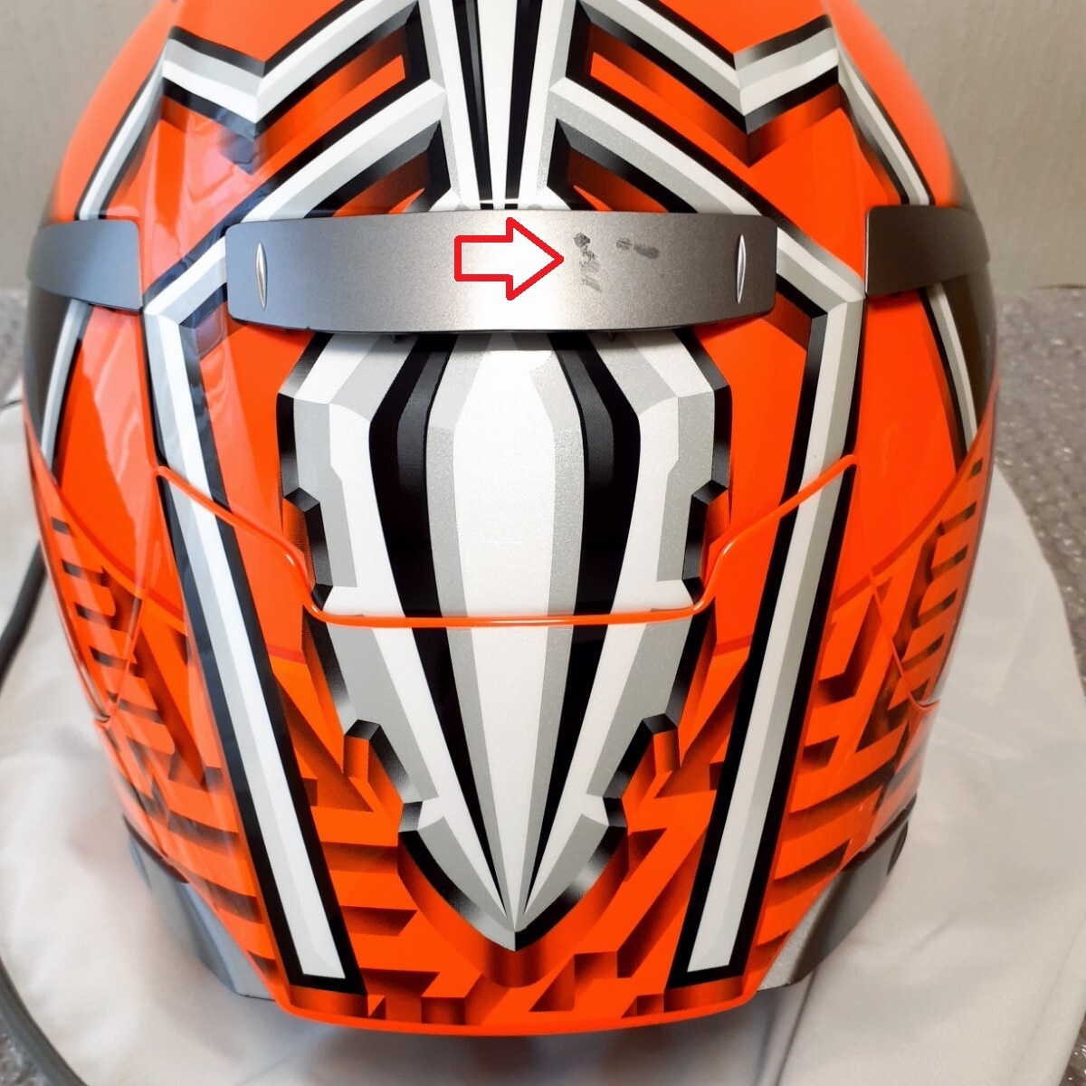 SHOEI X-Fourteen マルケス Mサイズ(57CM)　ショウエイ　エックス - フォーティーン マルケス4　MARQUEZ4　X-14_画像4