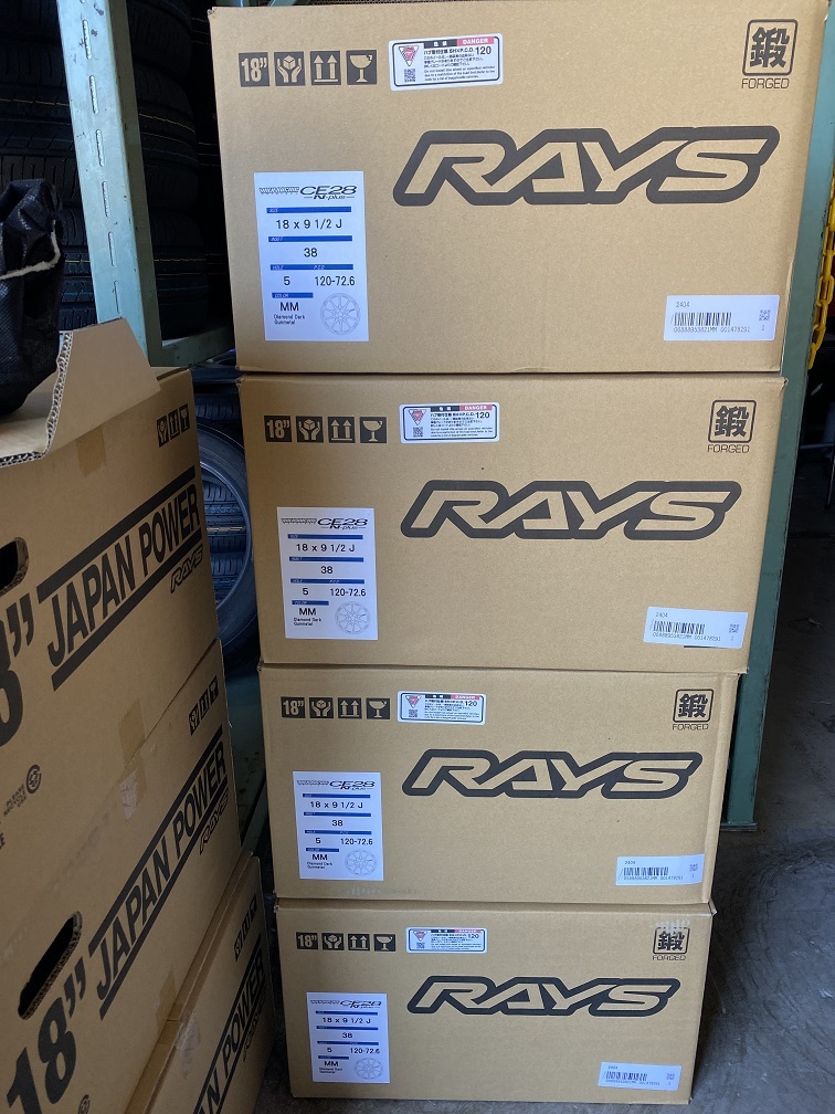 在庫有り/即納 RAYS CE28 N-plus 18インチ9.5J+38 5Ｈ120 カラーMM CIVIC TYPE-R シビック タイプR FK8 FL5 新品ホイール4本_画像10