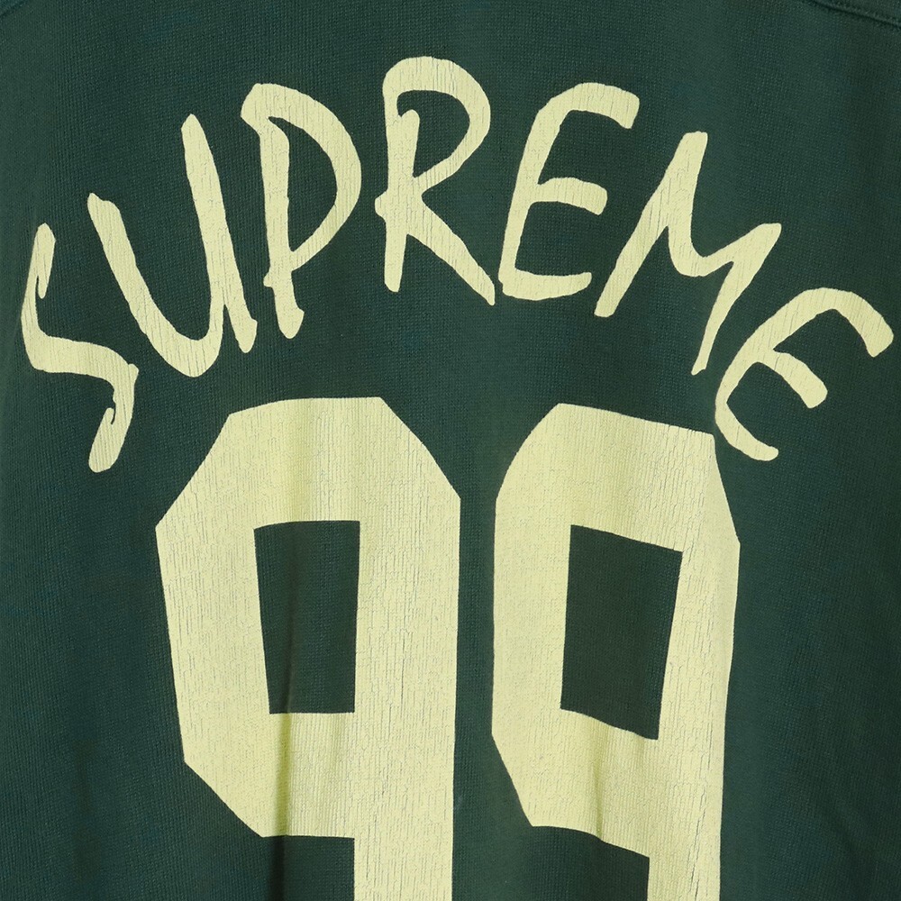 SUPREME 99 L/S Football Top TEE Lサイズ グリーン SUP-SS24-018 シュプリーム フットボール ロゴ 長袖カットソー ロンT_画像7
