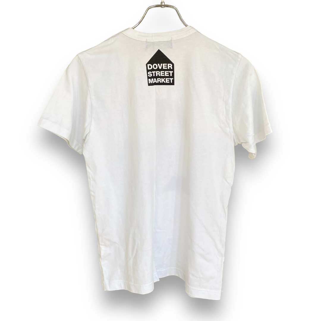 CHROME HEARTS × COMME DES GARCONS × DSM コラボホースシュープリントTシャツ M ホワイト クロムハーツ コムデギャルソン 半袖の画像2