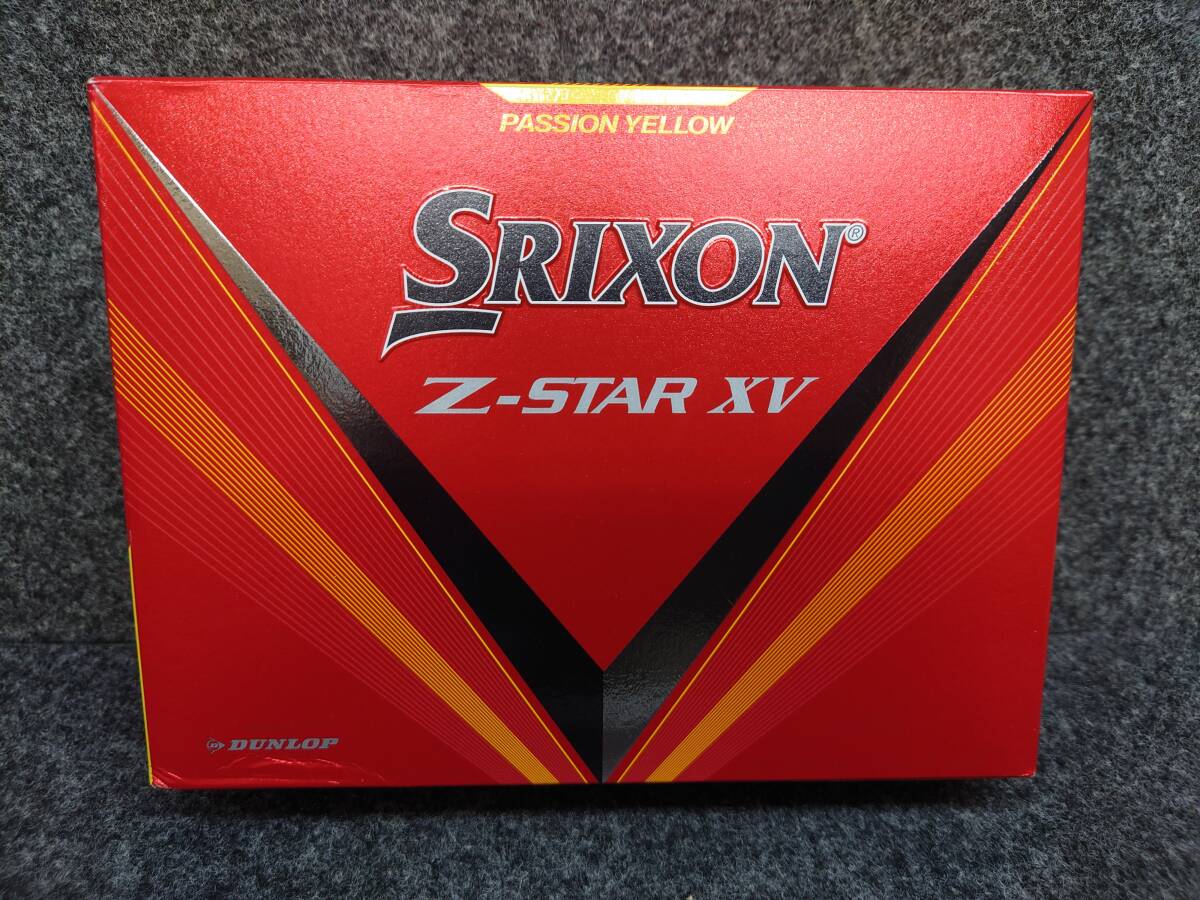 ★訳アリ★新品未使用★ダンロップ スリクソン Z-STAR XV 2023年モデル イエロー 1ダース★ゴルフボール_画像1