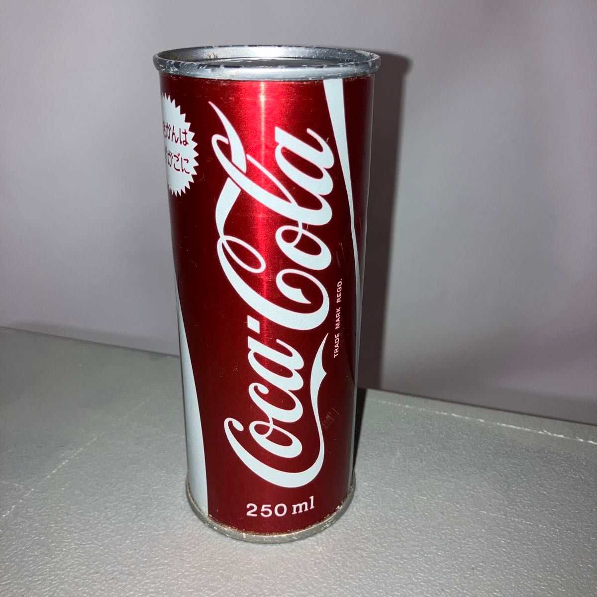 昭和レトロ 空き缶 コカコーラ　80年代前半