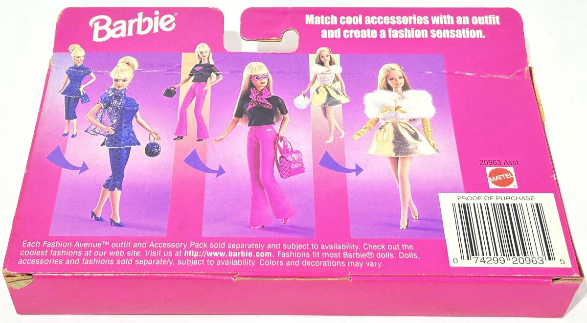 [未使用] Barbie FASHON AVENUE ACCESSORIES バービー ファッション・アヴェニュー・アクセサリー セット_画像8