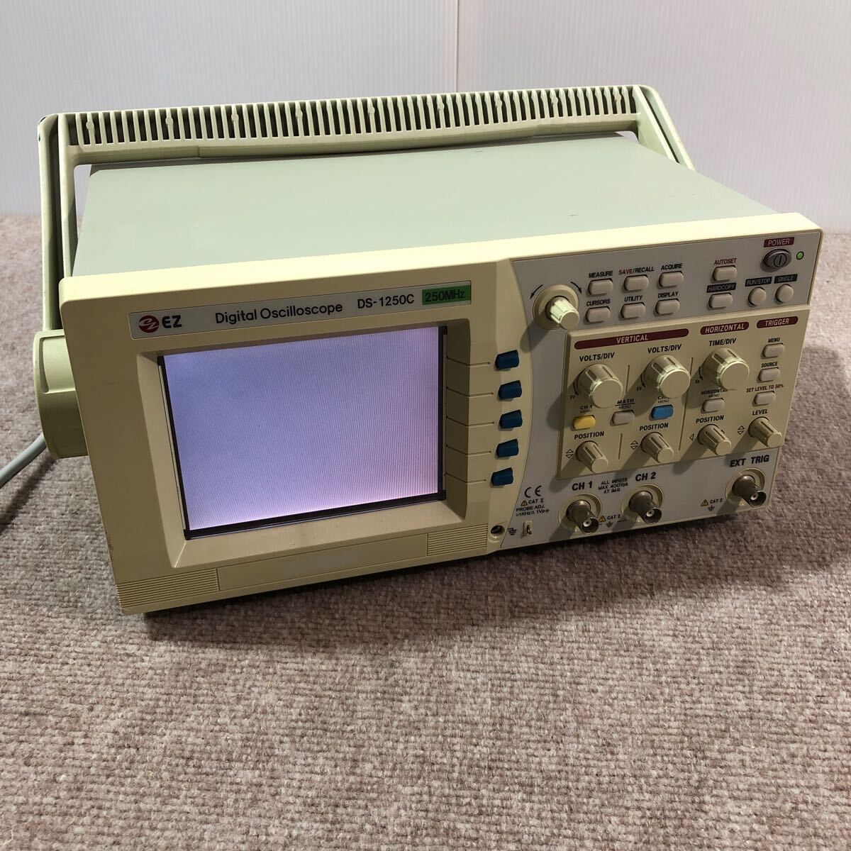 EZ Digital Oscilloscope DS-1250C 250MHz デジタル オシロスコープ 通電OK 現状品_画像1