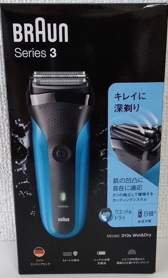  electric shaver ...BRAUN Brown series 3 rechargeable men's shaver 3 sheets blade for man bath ..OK deep .. electric .. sleigh 310S