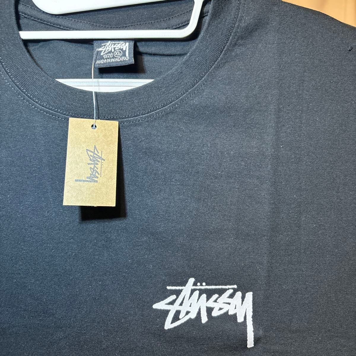 STUSSY ステューシー Plush Tee プラッシュ Tシャツ 半袖 メンズ レディース ぬいぐるみ ホワイト 白 XL