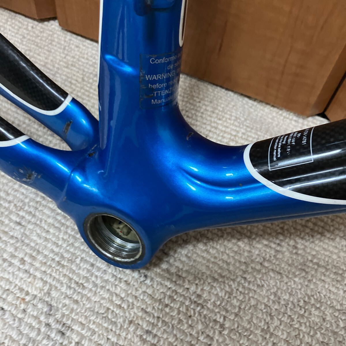 17500円 COLNAGO CLX フレームサイズ:43S(ブラック/ブルー 17500円 COLNAGO CLX フレームサイズ:43S(ブラック/ブルー