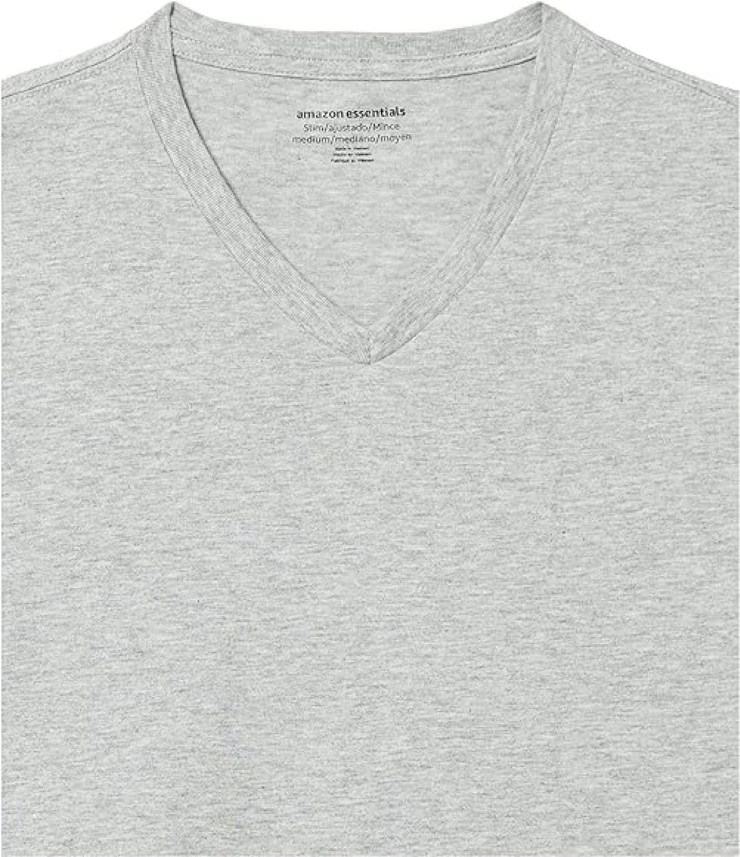 [Amazon Essentials] マルチパック Tシャツ Vネック スリムフィット 半袖 メンズ 