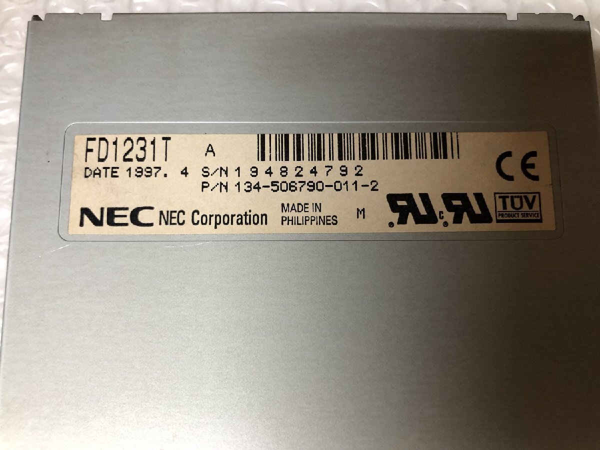 【送60サイズ】未チェックジャンク扱い NEC FD1231T PC-98など用FDDの画像4
