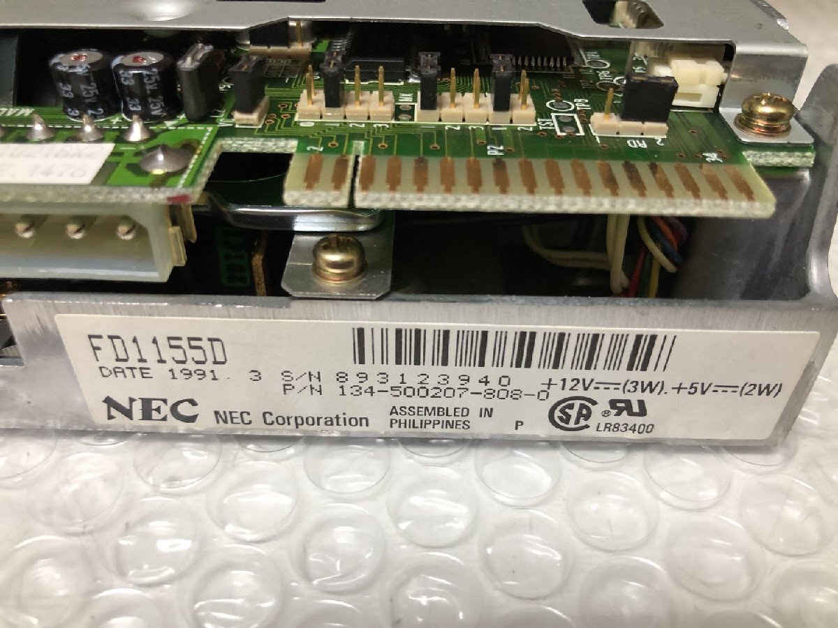 【送60サイズ】未チェックジャンク扱い NEC FD1155D PC-98など用FDDの画像4