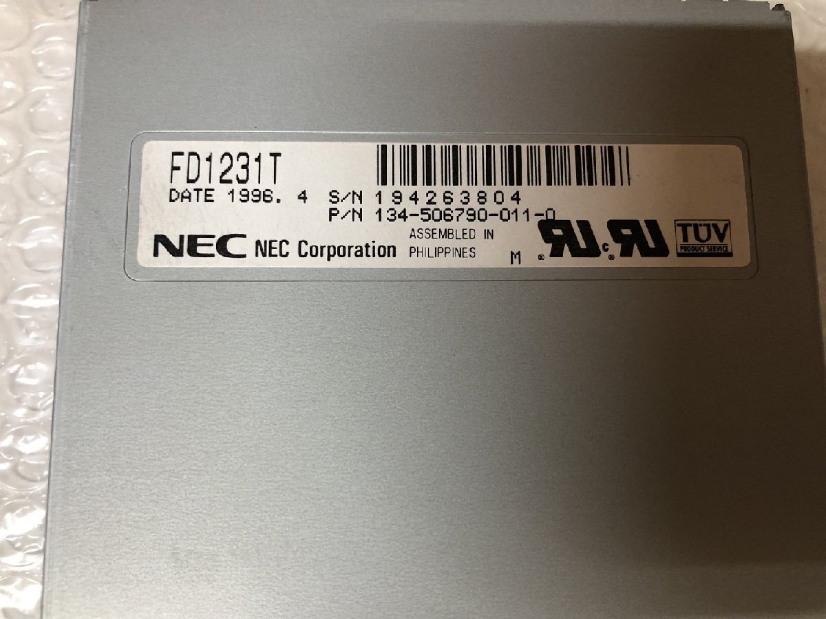 【送60サイズ】未チェックジャンク扱い NEC FD1231T PC-98など用FDDの画像4