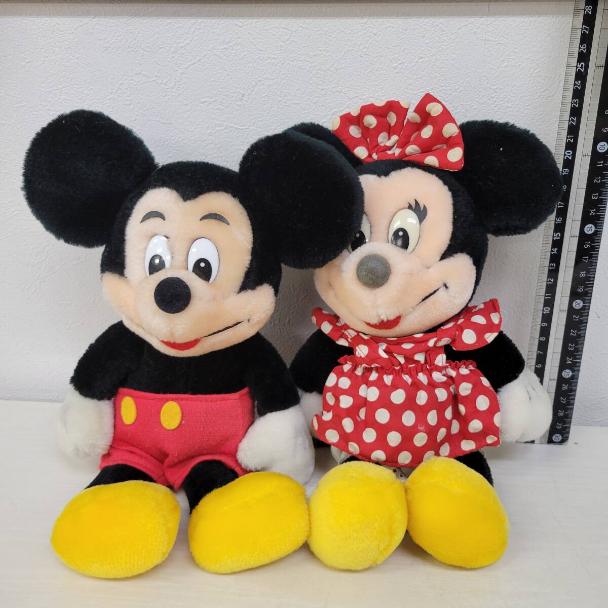 0514-203□レトロ ミッキー ミニー ぬいぐるみ 人形 Disney mickey ミニーマウス ヴィンテージ 汚れ有 現状品 _画像7