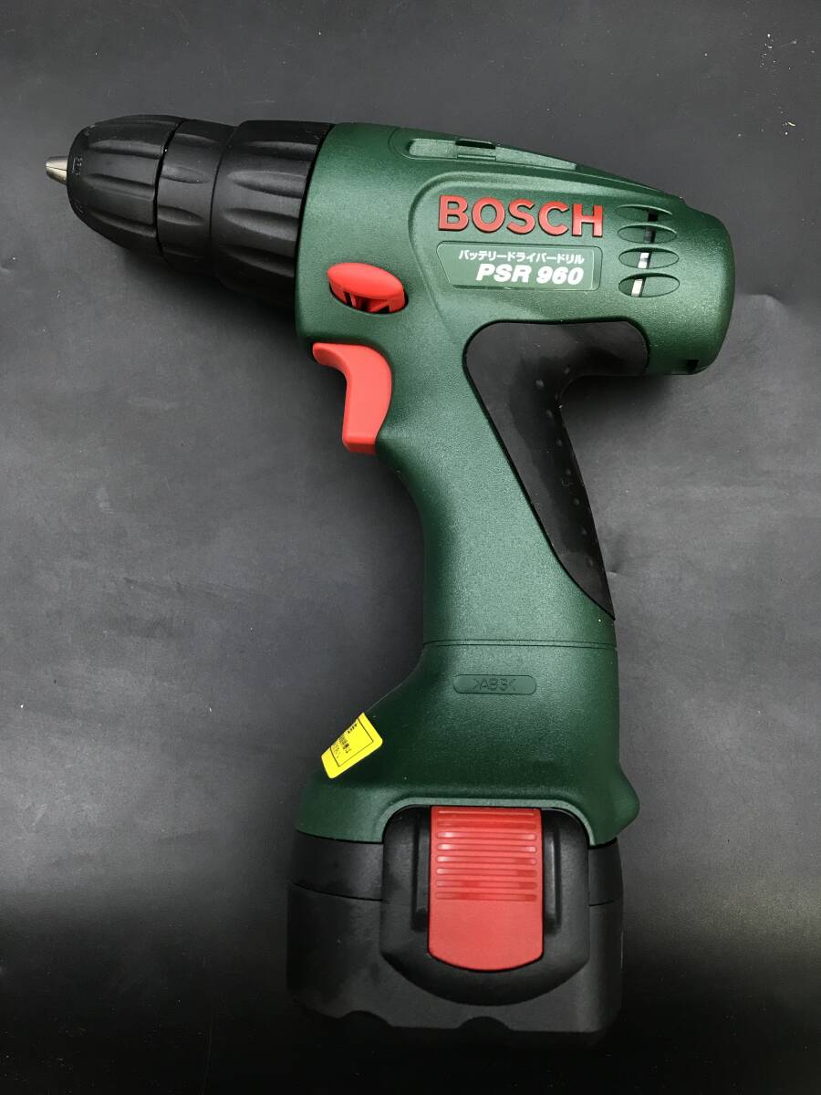 0517-05◆BOSCH ボッシュ電動工具 PSR 960S バッテリードライバードリル 箱・説明書あり 動作未確認_画像2