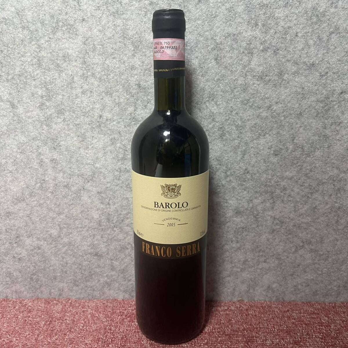 ［200406］ワイン 2005 Franco Serra Barolo フランコ・セッラ バローロ 13.5度 750mlの画像1