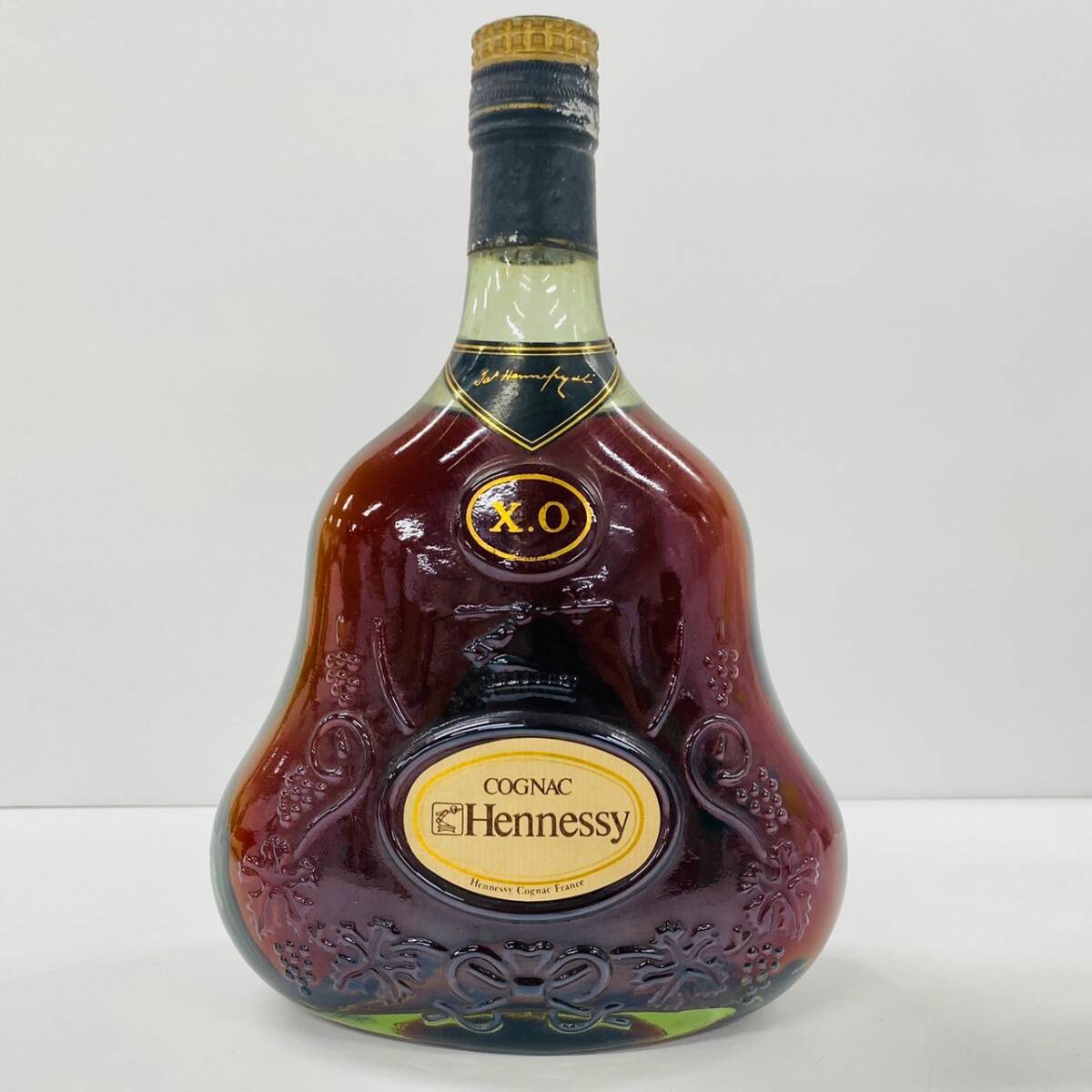 K224-Z7-223【未開栓】ヘネシー HENNESSY X.O COGNAC コニャック 金キャップ グリーンボトル 700ml 40% 古酒 ブランデー 酒の画像1