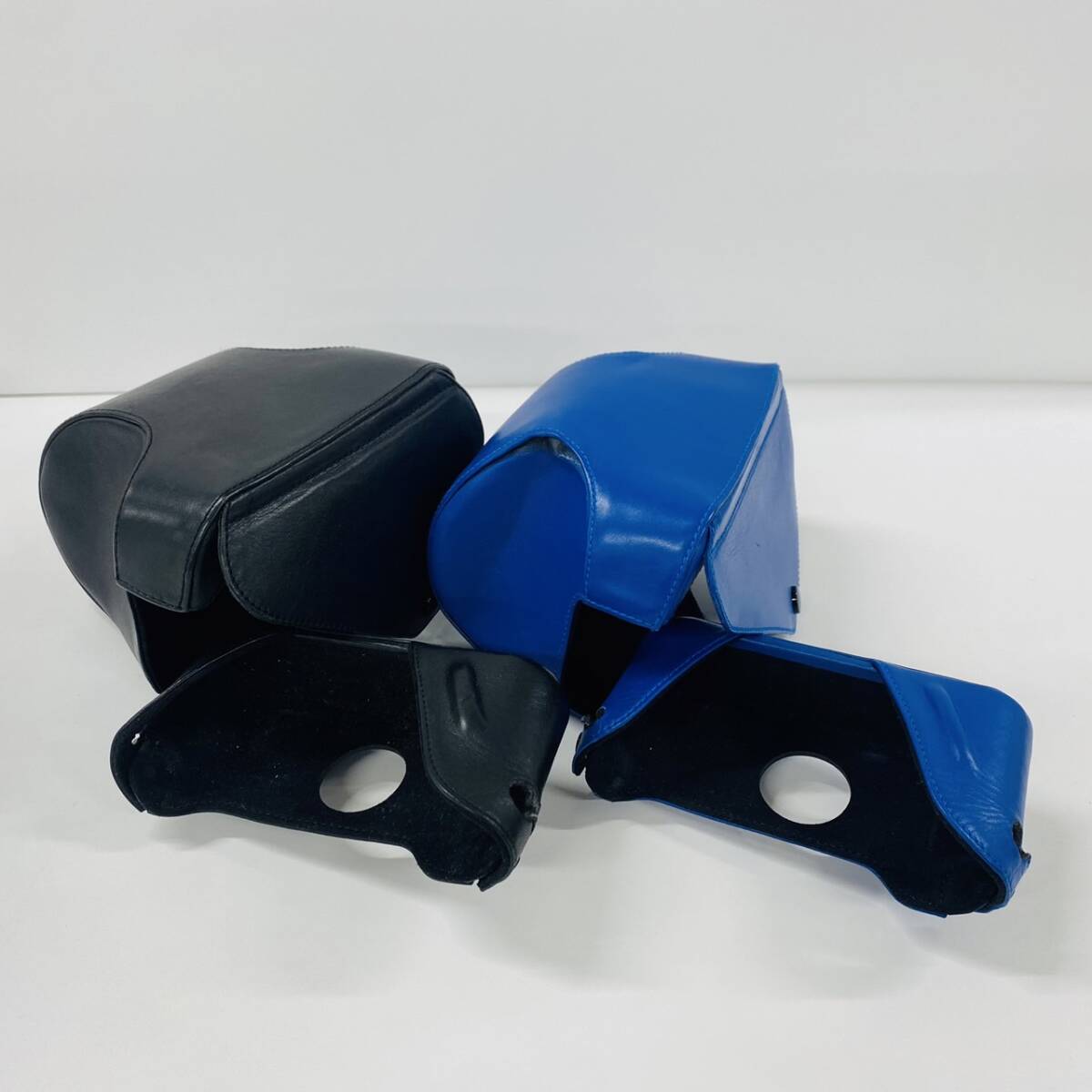 K281-Z9-727 Leica Leica camera - case body 2 point black × blue camera accessory film camera black blue cover special case ②