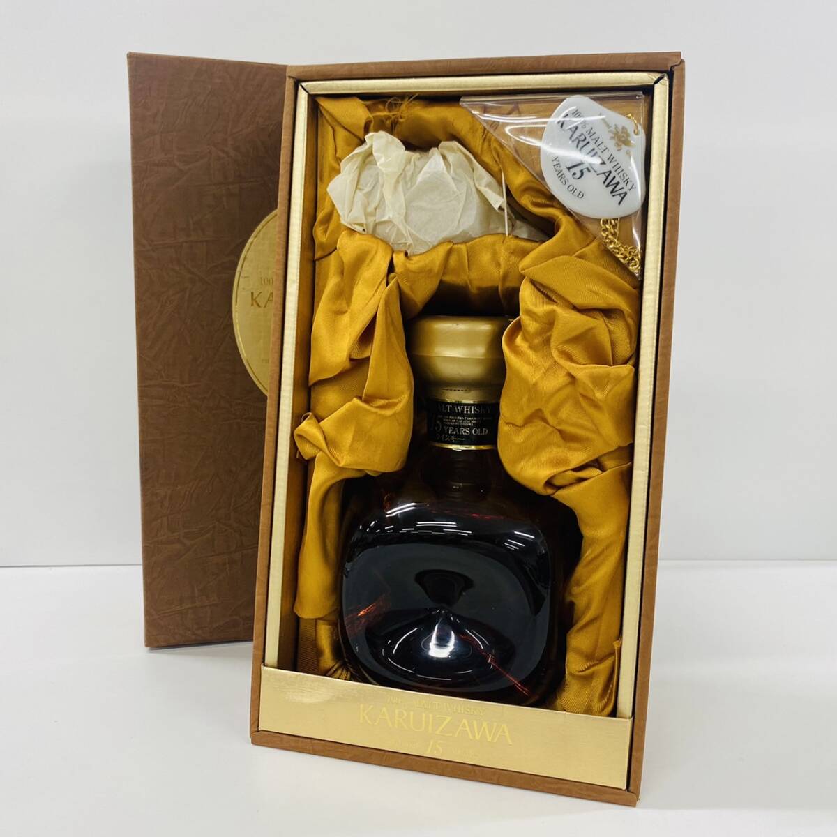 L227-Z9-637[ not yet . plug ]KARUIZAWA light ..15 year 100% malt whisky box / change plug attaching 720ml 43% alcohol sake 15 YEARS OLD ②