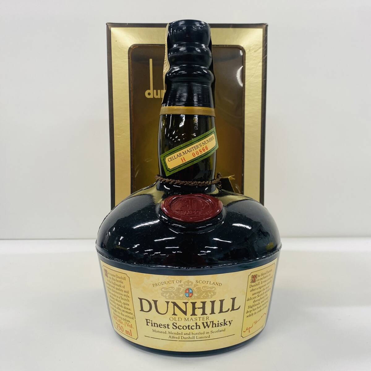 L234-Z9-651【未開栓】dunhill ダンヒル オールドマスター スコッチウイスキー 750ml 43％ 箱付き アルコール お酒 酒 ウイスキー ②_画像1