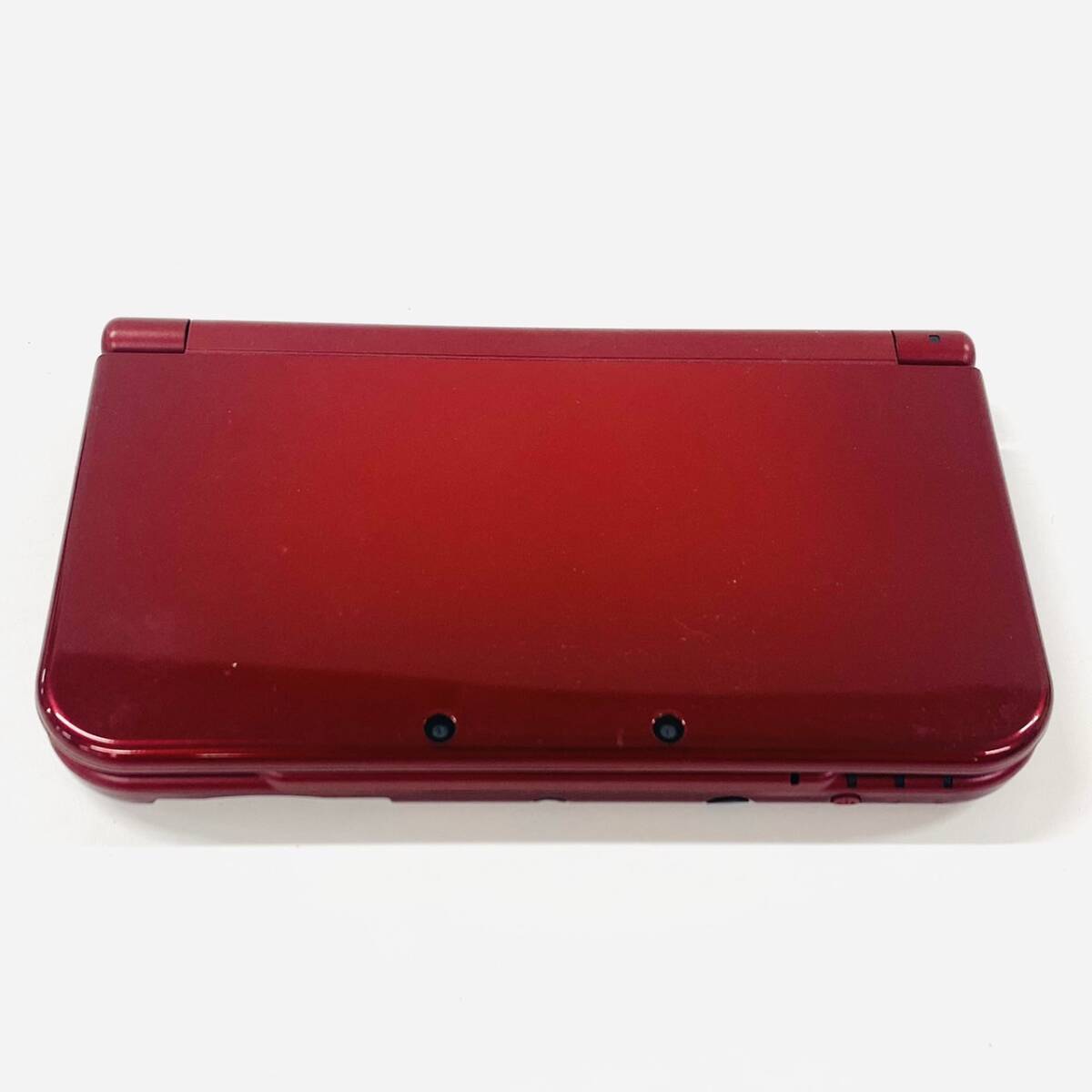 L243-Z15-255 ◎ Nintendo 任天堂 3DS LL RED-001 ゲーム機 本体 通電確認済み 充電器付き レッドカラー ゲーム 玩具 おもちゃ ②_画像9