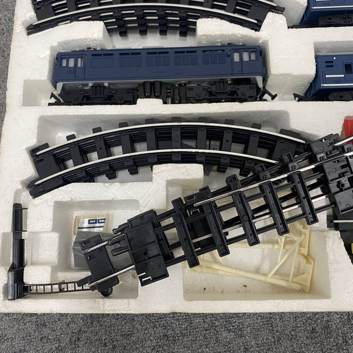 M223-Z12-277 TOMY トミー SUPER RAIL BLACK スーパーレール ブルートレインセット 箱付 電車 おもちゃ プラレール 車両 車 子ども用 ②_画像7