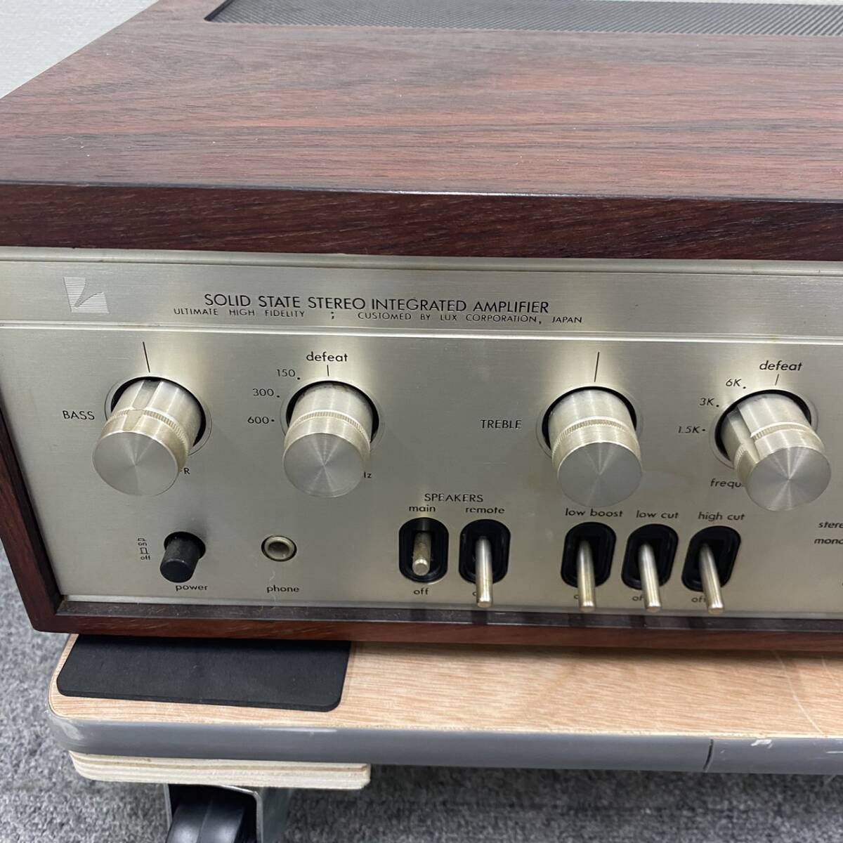 M230-Z14-283 LUXMAN Luxman L-505V stereo pre-main amplifier electrification has confirmed 26.5×45×15( approximately /.) audio equipment amplifier ②