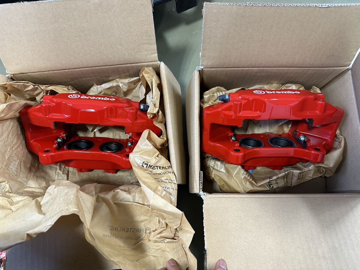 新品！brembo シビックFD2 インテグラ DC5 HONDA純正　ブレンボキャリパーブレーキ ブレーキキャリパー 4ポッド　NSX STI WRX BRZ _画像3