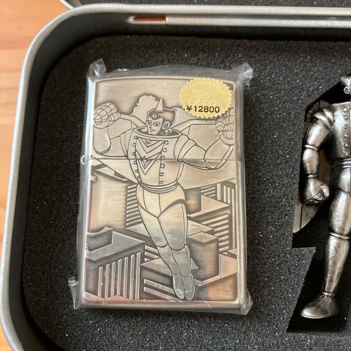 GIANT ROBO GR3 ZIPPO　ジッポー　限定　№0223 ジャイアントロボ　メタルフィギュア付　横山光輝/光プロ_画像2