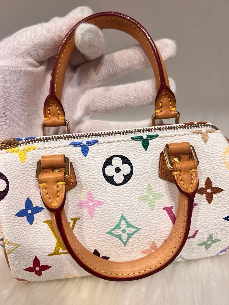 ルイヴィトン　マルチカラー　ミニスピーディ　ミニスピ　 LOUIS VUITTON  ハンドバッグ　 モノグラム　