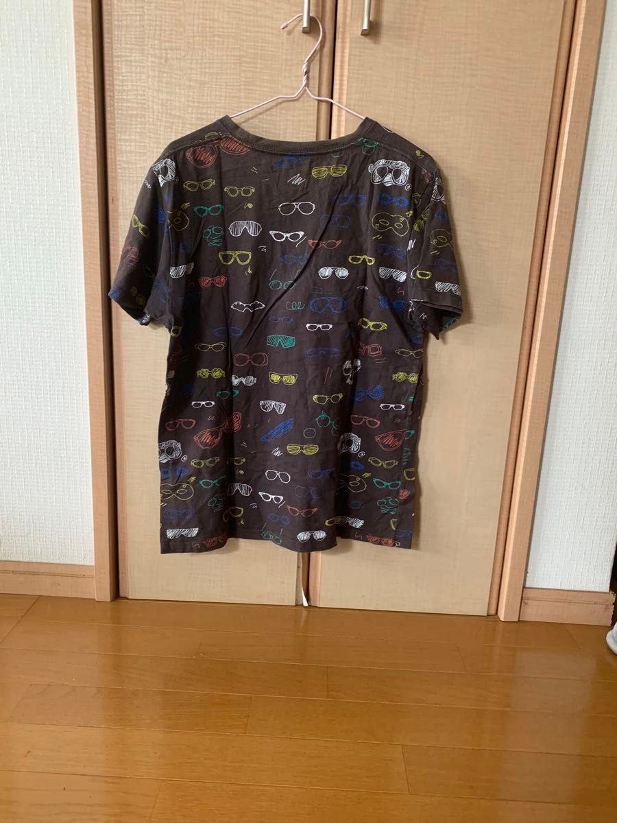 グラニフTシャツ　メガネ柄　Mサイズ