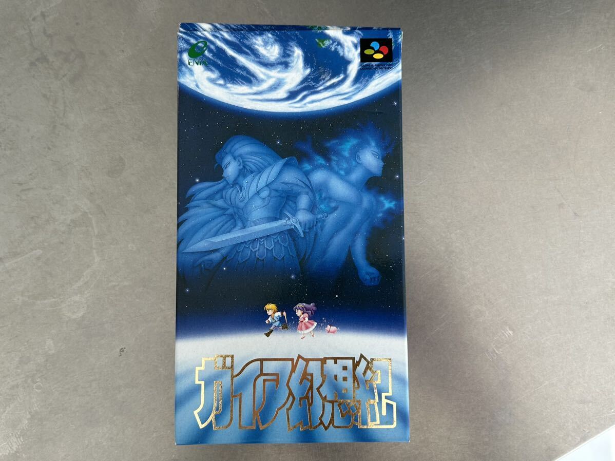  enix Gaya illusion .. Super Famicom SFC box only box only Nintendo nintendo 