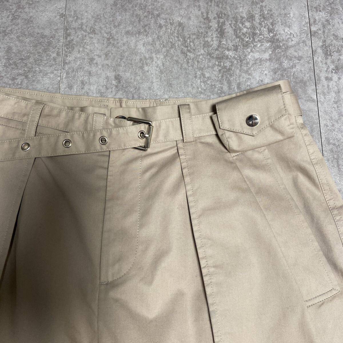NEU_IN Mini pocket belt cotton trousers_画像4