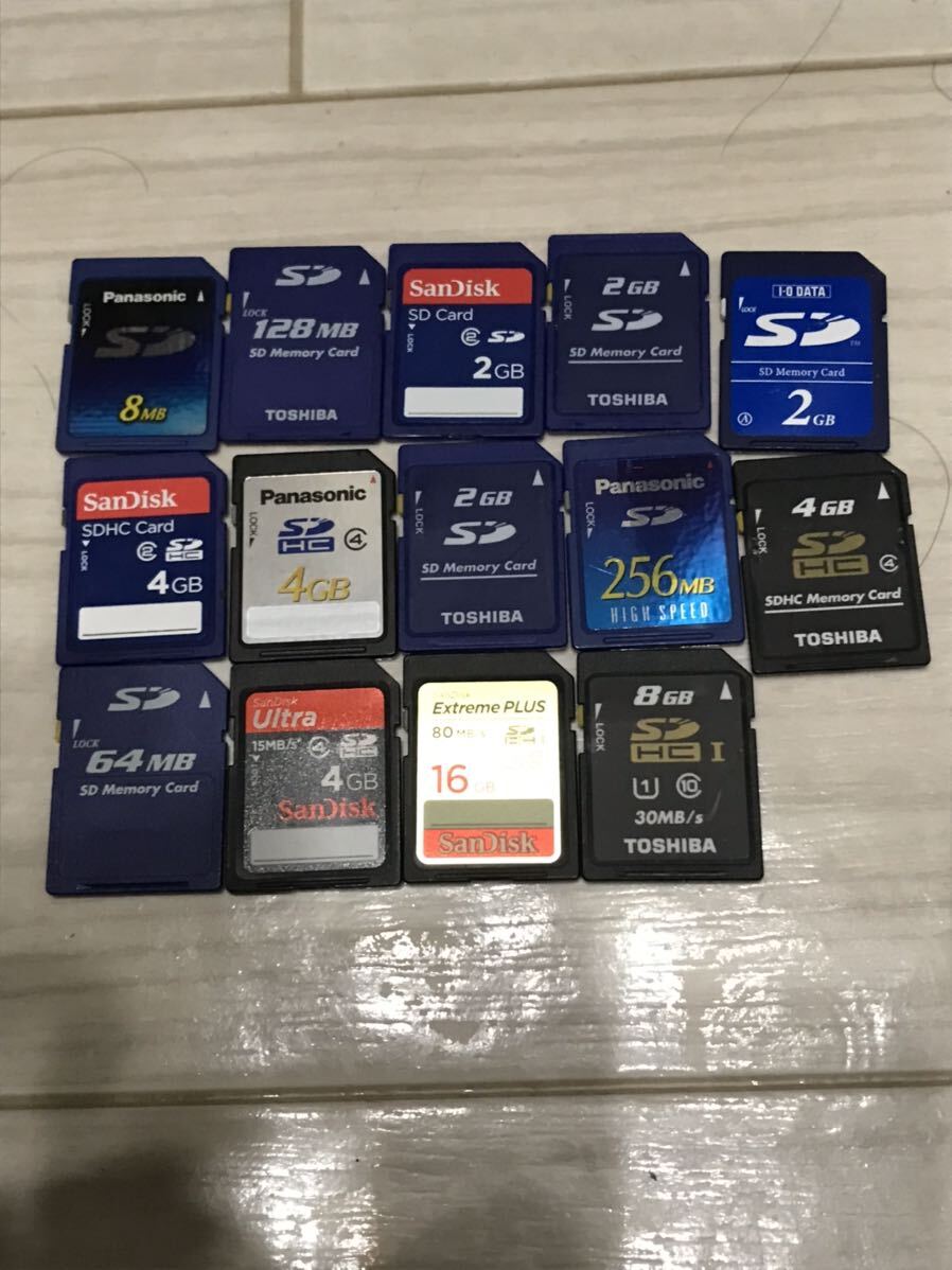 1 jpy start SD card set sale! various summarize! digital camera, game etc. from removed goods * Junk 