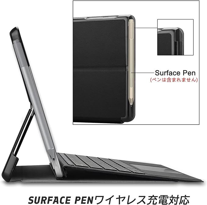 Surface Go ２ケース カバー PUレザー レッド_画像6