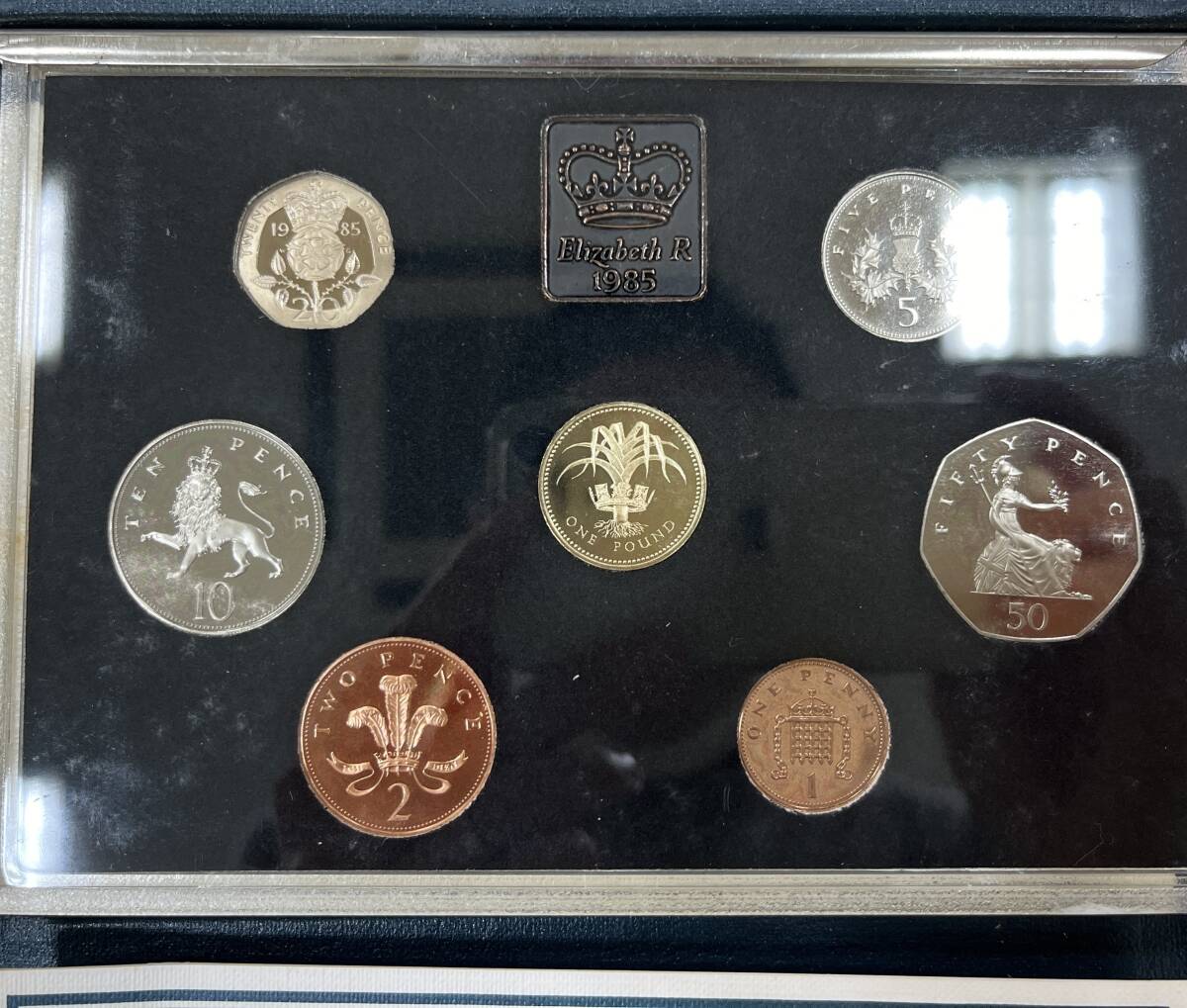 ＃20742 ユナイテッドキングダム イギリス プルーフコインコレクション ロイヤルミント 貨幣セット 1983年/1984年/1985年/1987年の画像4