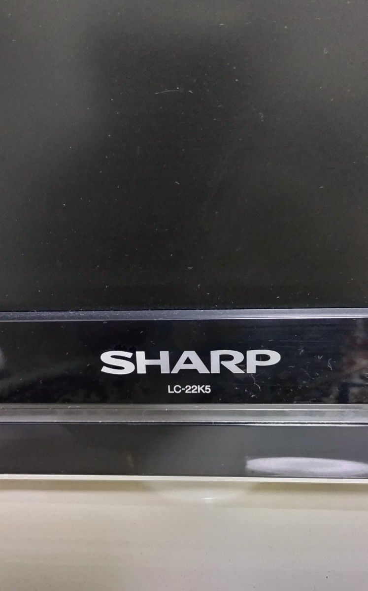 良品 SHARP 液晶テレビ AQUOS LED液晶テレビ リモコン付B-CASCARD付アンテナ接続コード付