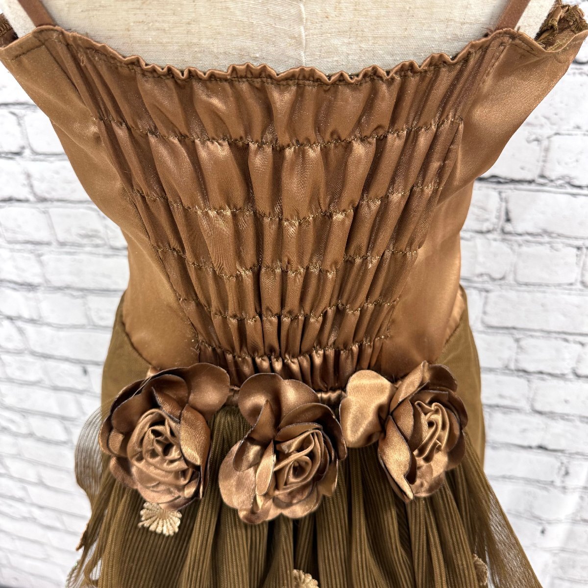 Sil-hou-ette tea Brown color dress party dress dress . costume wedding wedding ... costume Mai pcs departure table cosplay embroidery 