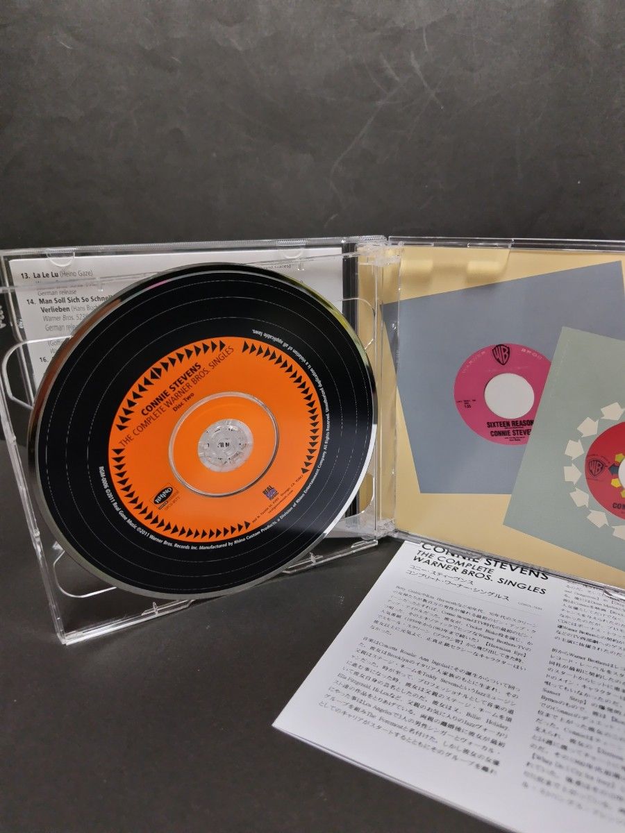コニー・スティーヴンス/ コンプリート・ワーナー・シングルス　国内盤　2枚組 CD　美品