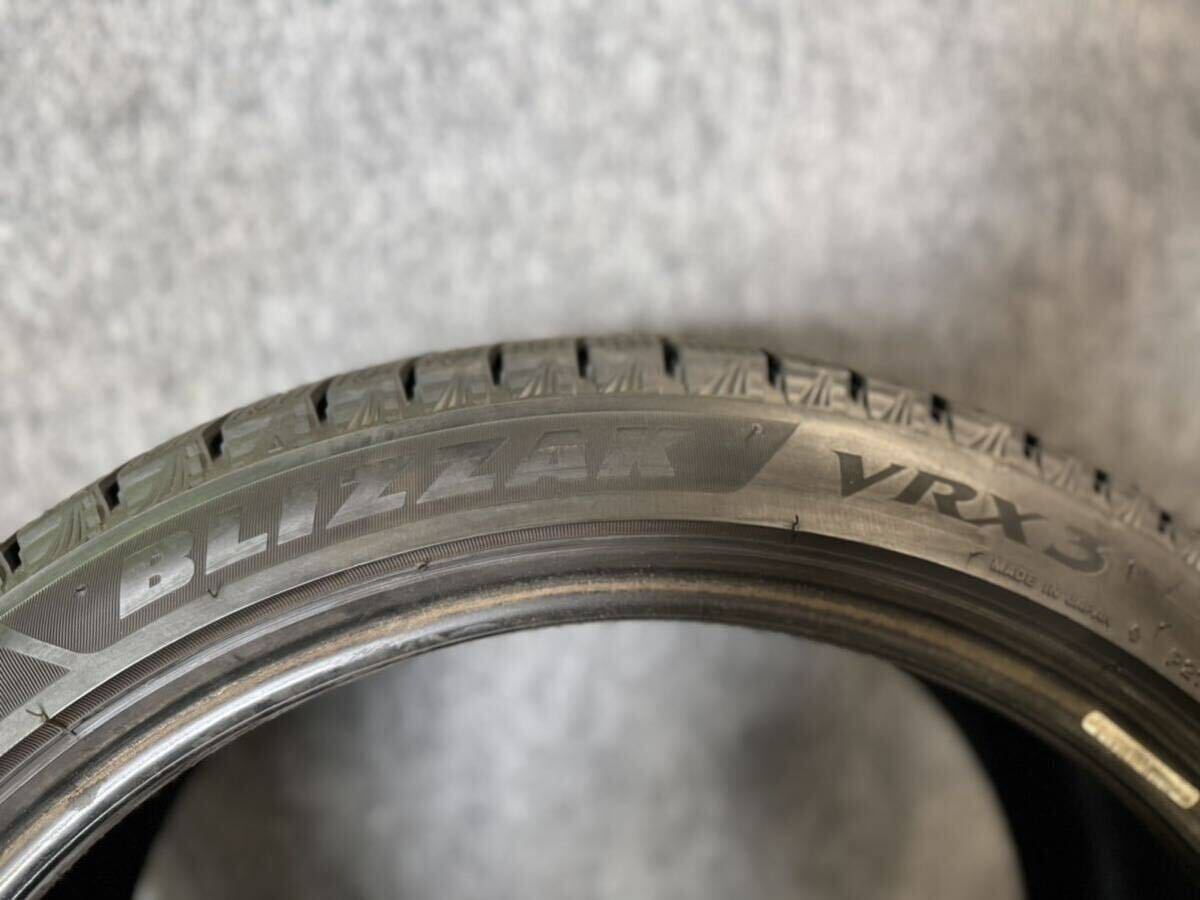 ブリヂストン　BLIZZAK VRX3 スタッドレスタイヤ 225/40R18 18インチ　21年製　9分山　※1本パンク修理_画像4