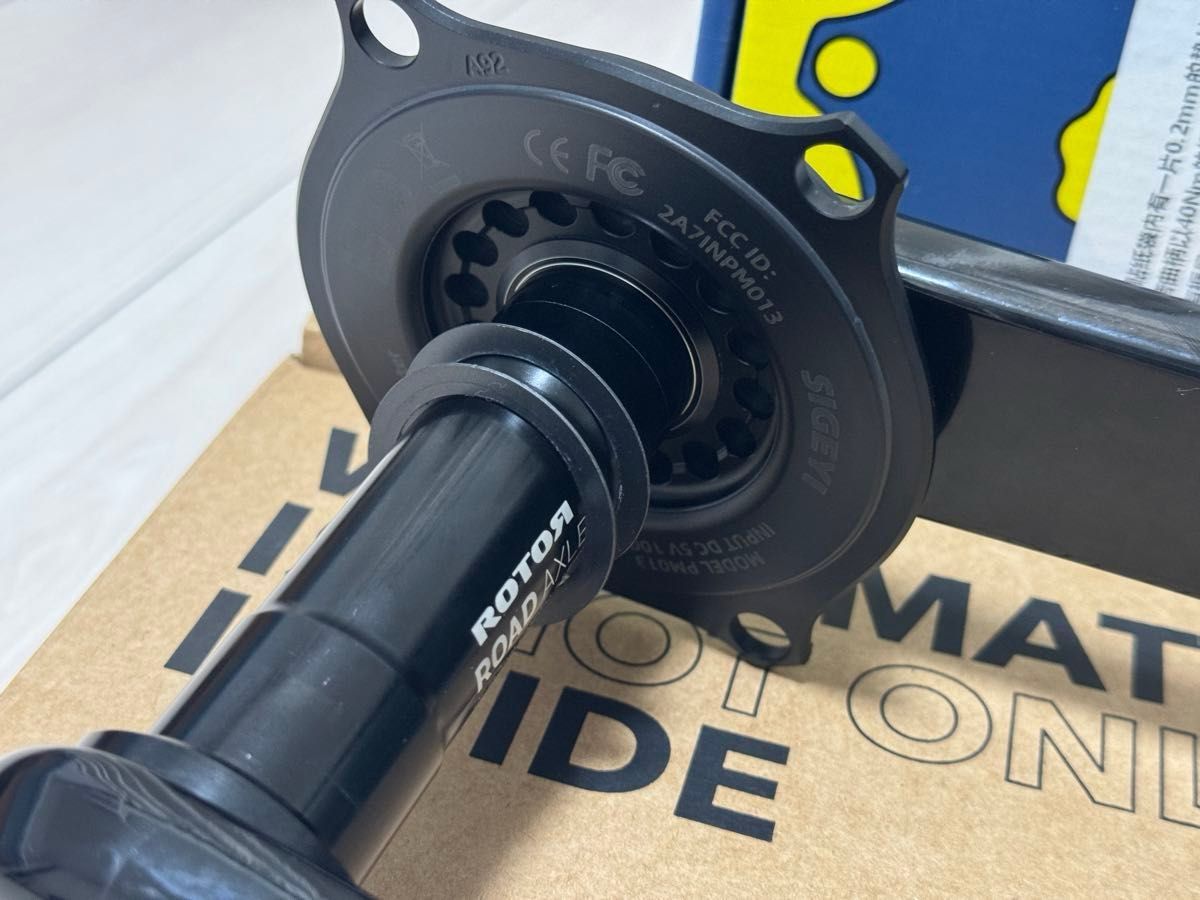 ROTOR ALDHU CARBON 165mm カーボンクランクアームsigeyi axo ROTOR ALDHU CARBON 165mm カーボンクランクアームsigeyi axo