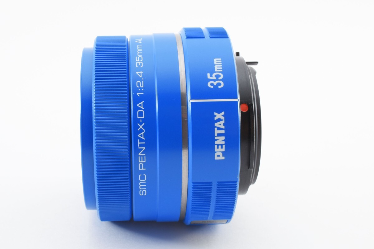 SMC Pentax DA 35mm F/2.4 AL ペンタックスKマウント用 交換レンズ オーダーカラーブルー_画像8