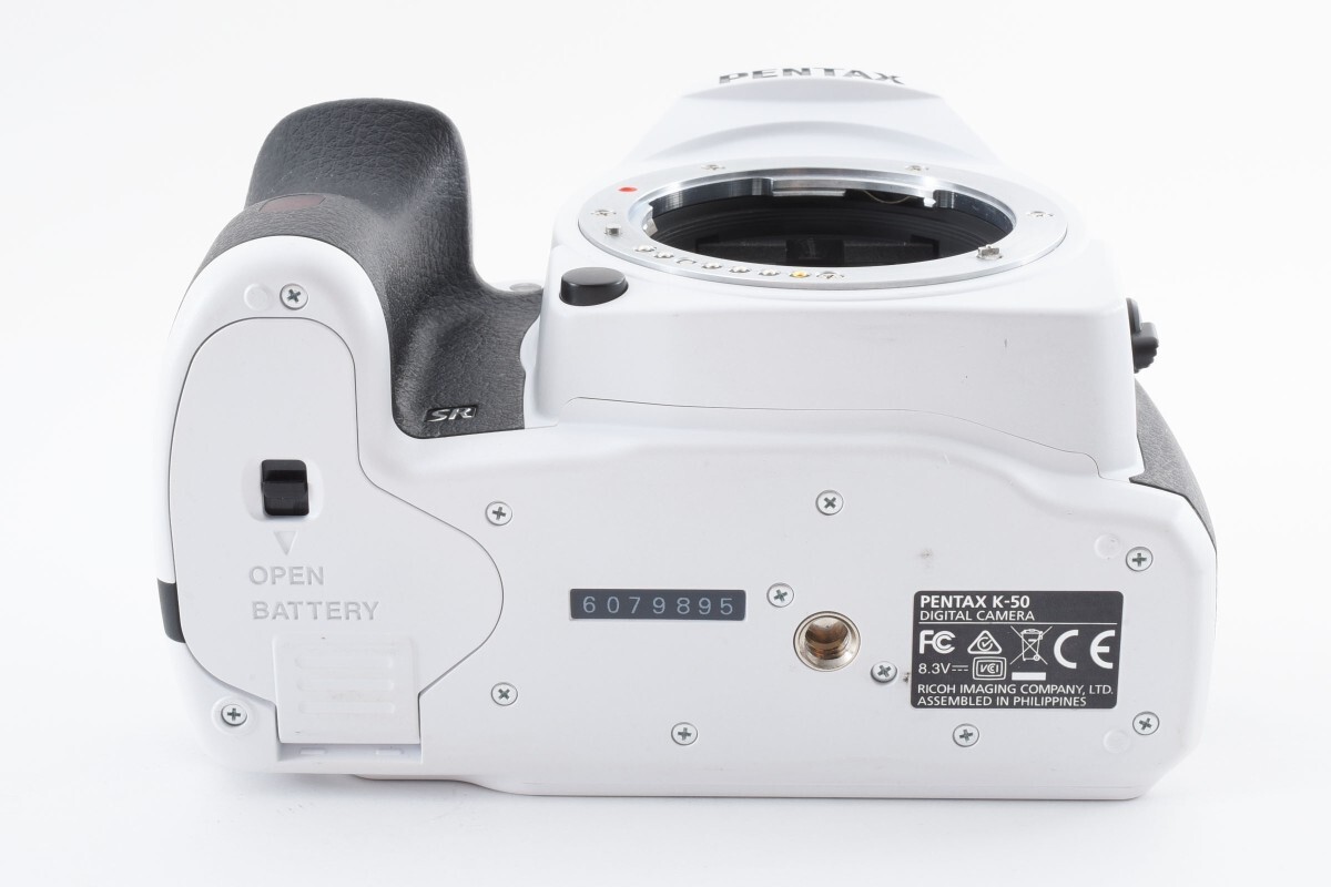 Pentax K-50 ペンタックス デジタル1眼カメラ ホワイト_画像10