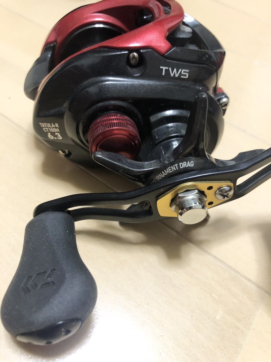 【未使用】DAIWA タトゥーラCT TYPE-R 100H ダイワ TWS ベイトリール TATULA US アメリカ_画像4