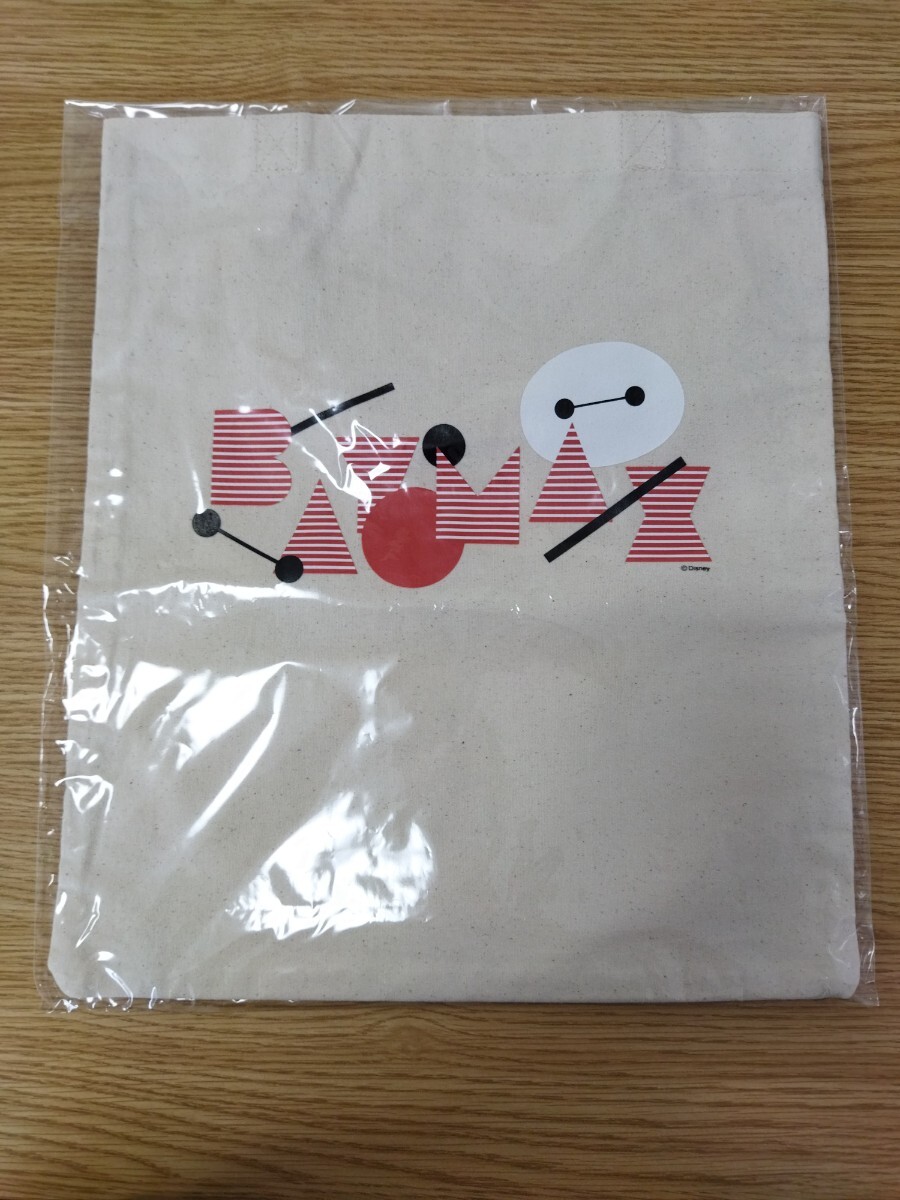 [ new goods unused ] Bay Max BAYMAX tote bag eko-bag disneytis knee anime character happy lot Happy lot 