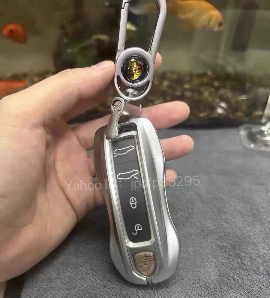  Porsche key case key cover key holder made of metal PORSCHE smart key case Cayenne Panamera ta squid n911 Impact-proof 