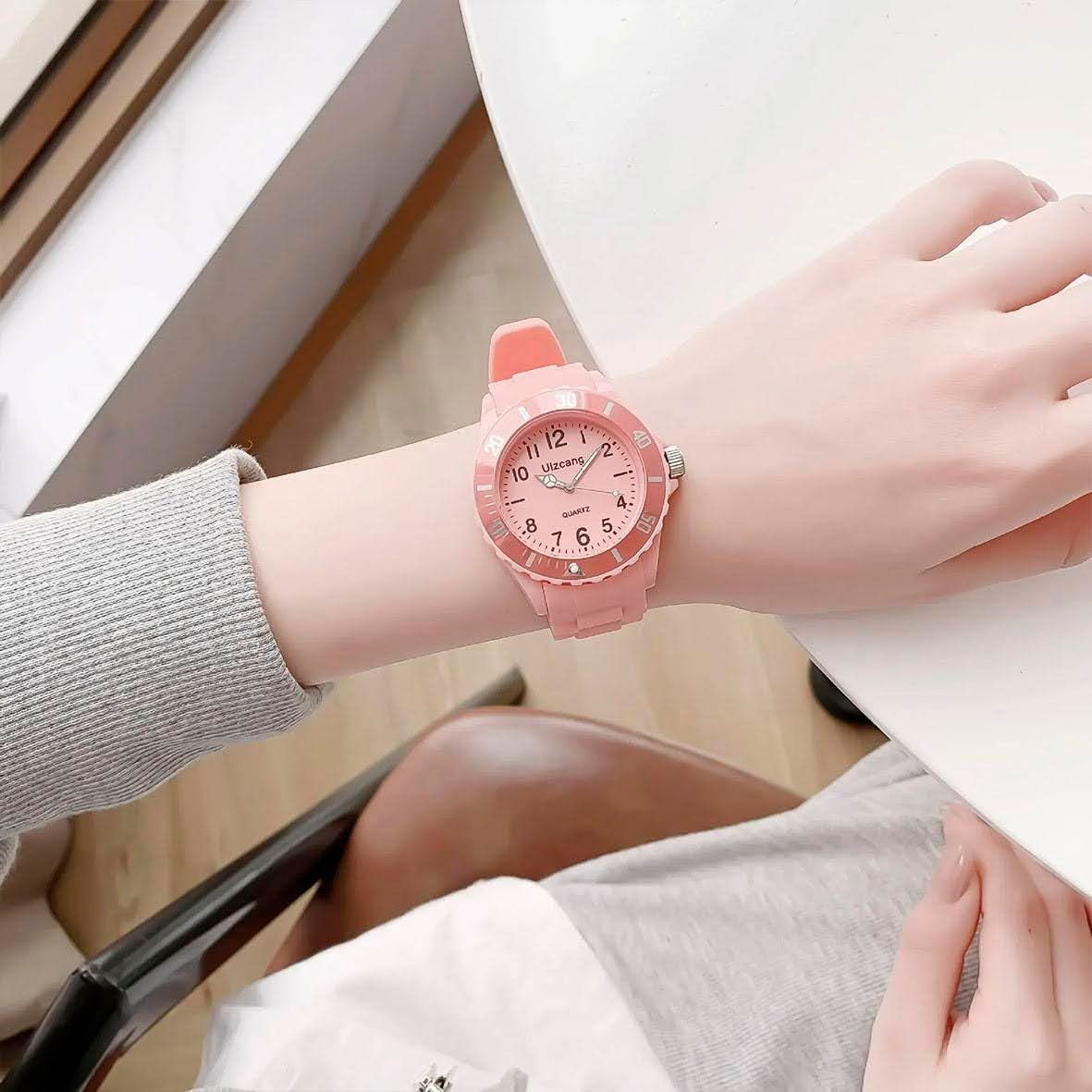 *未使用品*レディース腕時計 リストウオッチ アナログ おしゃれ カジュアル かわいい［ピンク］【Y827】