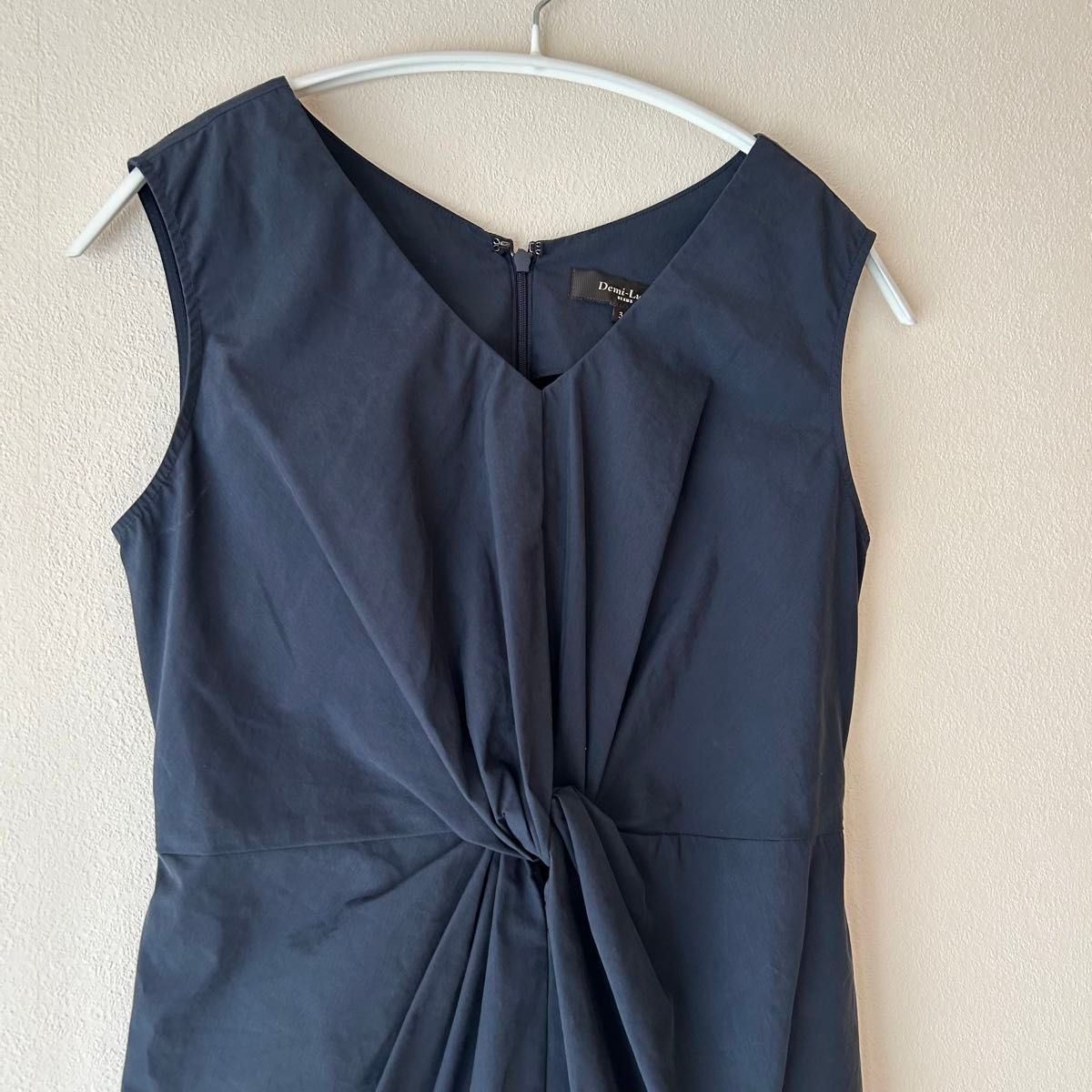 美品　Demi-Luxe BEAMS ワンピース　ネイビー　ドレス　36