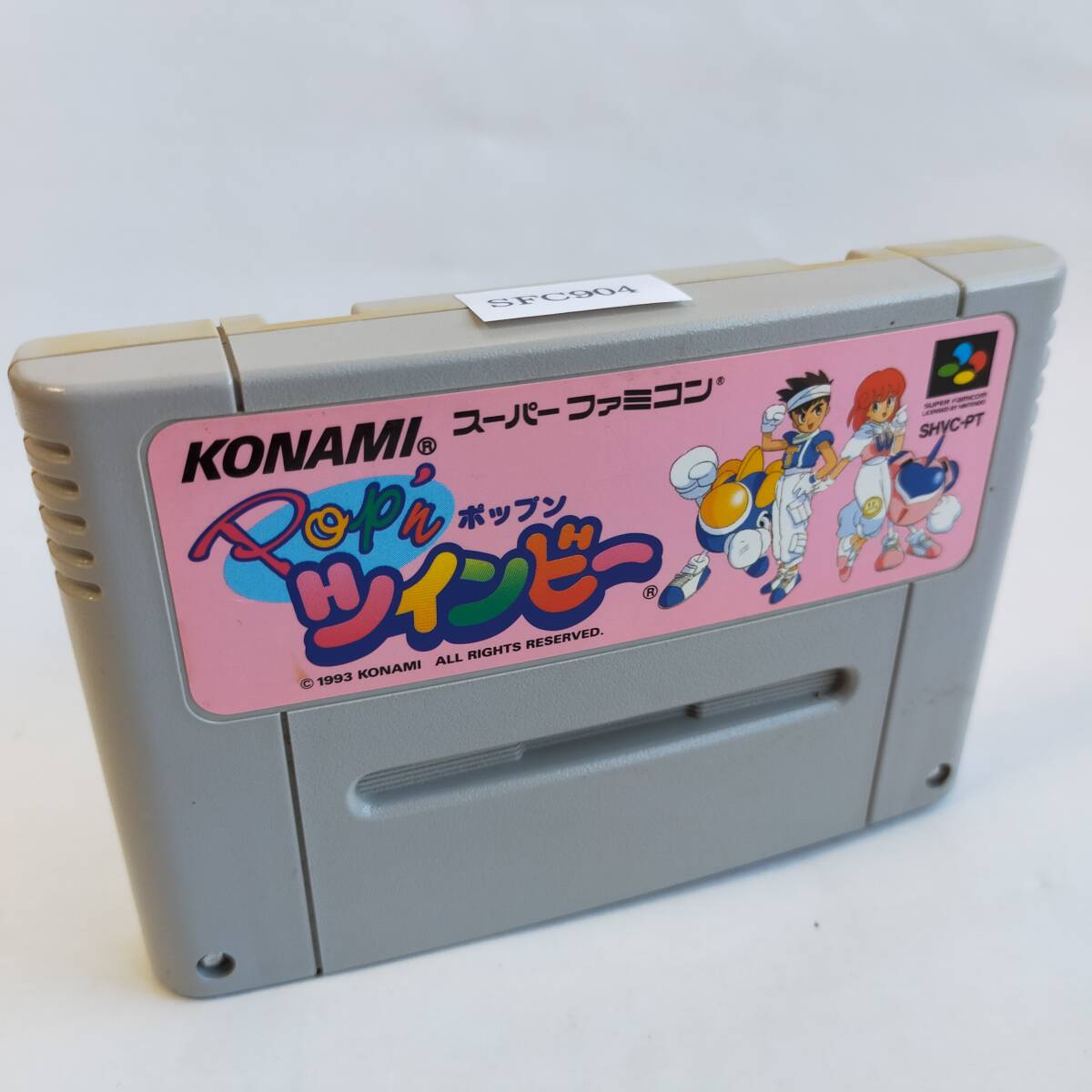 POP’nツインビー スーパーファミコン 動作確認済・端子清掃済[SFC6677_904]_画像1